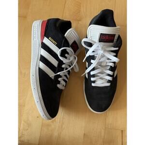 RARE🔥 Adidas Busenitz Black White Red Men's Sneakers Skateboarding 8.5 NEW